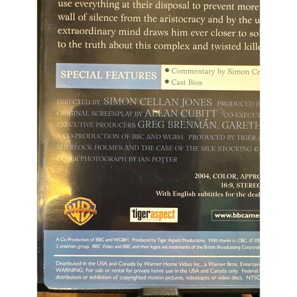 Sherlock Holmes and the Case of the Silk Stocking DVD Movie Rupert Everett - Picture 3 of 4